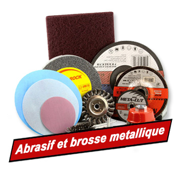 Abrasif et brosse metallique