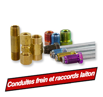 Conduites frein et raccords laiton